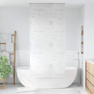 [142871] Roleta prysznicowa 80 x 240 cm, z napisami