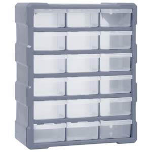 [149598] Organizer z 18 średnimi szufladkami, 38x16x47 cm