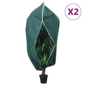 [364888] Kaptury ochronne z suwakami, 2 szt., 70 g/m², 1,2x1,8 m