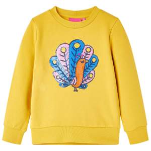 [13602] Bluza dziecięca, ciemna ochra, 128