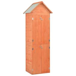 [170649] Schowek ogrodowy, 71 x 60 x 213 cm, drewniany