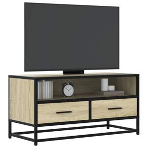 [848810] Szafka pod telewizor, dąb sonoma, 80x34,5x40 cm