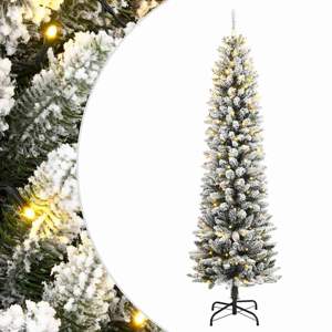 [3315768] Sztuczna choinka, ośnieżona, 150 lampek LED, 120 cm