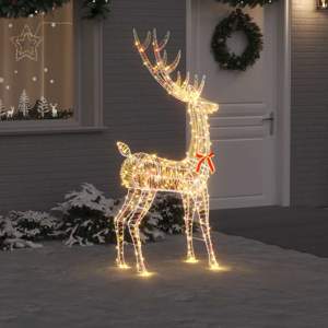 [42019058] 3D Renifer 250 LED Ciepła biel 96 x 40 x 180 cm PET