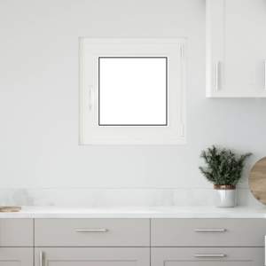 [42047184] Biała wewnętrzna kolor okna piwnicznego RISOR 50 x 50 cm