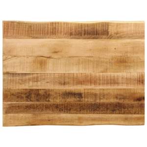 [370669] Blat stołu z naturalną krawędzią, 90x60x2,5 cm, drewno mango