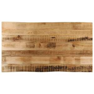 [370670] Blat stołu z naturalną krawędzią, 100x60x2,5 cm, drewno mango