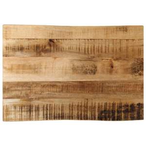 [370680] Blat stołu z naturalną krawędzią, 60x40x3,8 cm, drewno mango