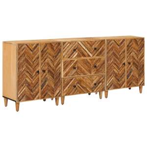 [3310176] Szafy do przechowywania 3 szt. 60 x 33,5 x 75 cm Drewno z mango