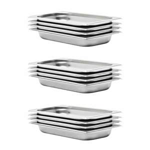 [50893] Pojemniki gastronomiczne 12 szt. GN 1/3, 40 mm, stal nierdzewna
