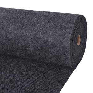 [331336] Dywan antracytowy 1,2 x 20 m Poliester