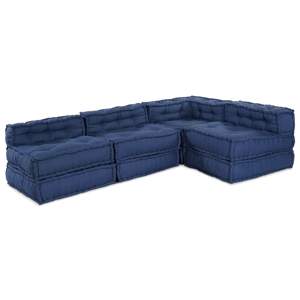 [3315088] Modularna jednostka sofy tkanina Indygo 210 x 140 x 56 cm