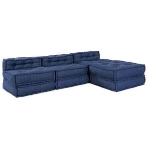 [3315089] Modularna jednostka sofy tkanina Indygo 210 x 140 x 56 cm